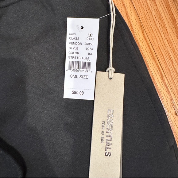 Essentials relaxed sweatpants Black strech limo size XS-XL - Picture 5 of 13